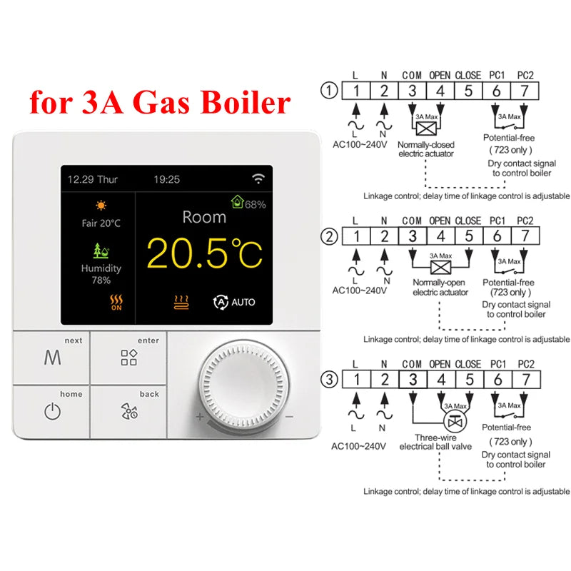 Tuya WIFI Thermostat Electric/Water/Gas Boiler Floor Heating Control Temperature Remote Controller Smart Life Google Home Alexa