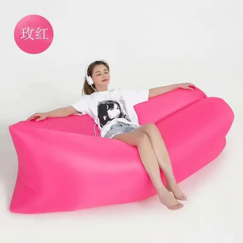 Super light lazy air sofa outdoor sofa Sleeping bag Field inflatable sofa bed cushion sleeping bed