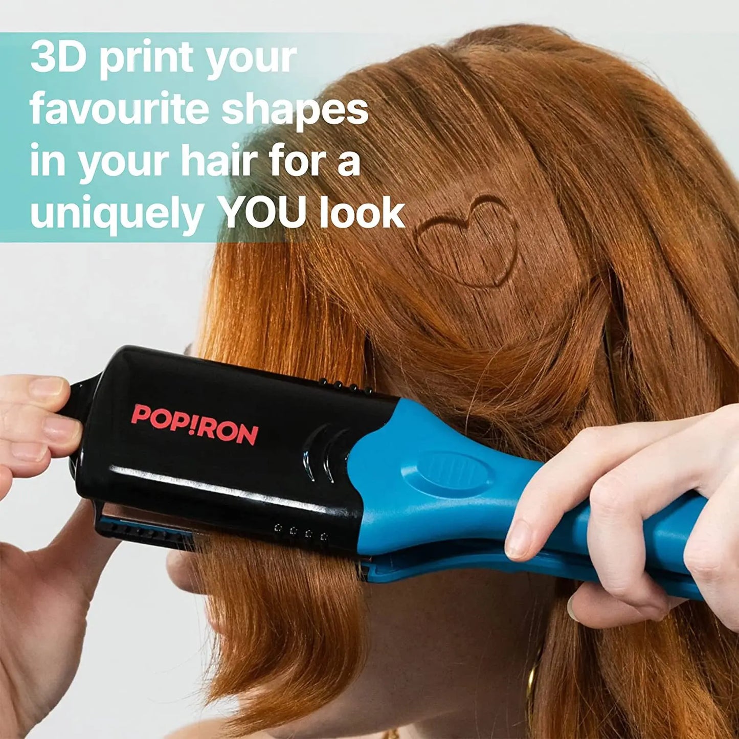 3D Image Modeling Star Hair Straightener Straight Hair Clip Curling Iron Straight Curl Dual-use Hair Curlers