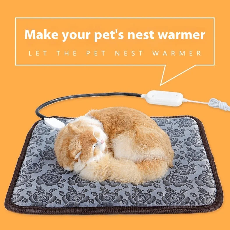 Pet Electric Blanket, Waterproof, bite-proof, Wear-Resistant, Adjustable Constant Temperature, US, Australian, European Dog Pad