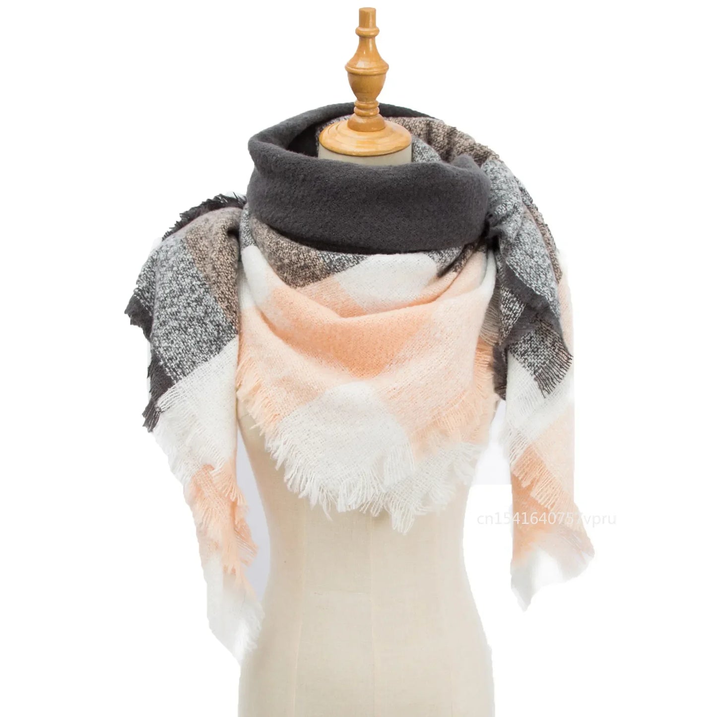 Newest Designer Scarf women luxury Plaid Scarves Shawls Brand Knitted Cashmere Bufandas Invierno Mujer Fashion Bandana Wrap