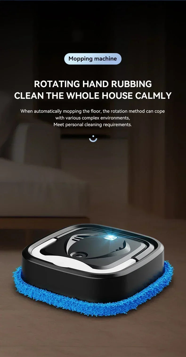 Wireless Intelligent Vacuum Cleaner Household Sweeping Robot Multifunctional Rotary Strong Floor Cleaning Humidification Spray