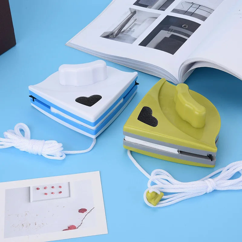 Double Side Glass Cleaning Brush Magnetic Window Cleaner Magnets Household Glass Wiper Cleaning Tools for Washing Window