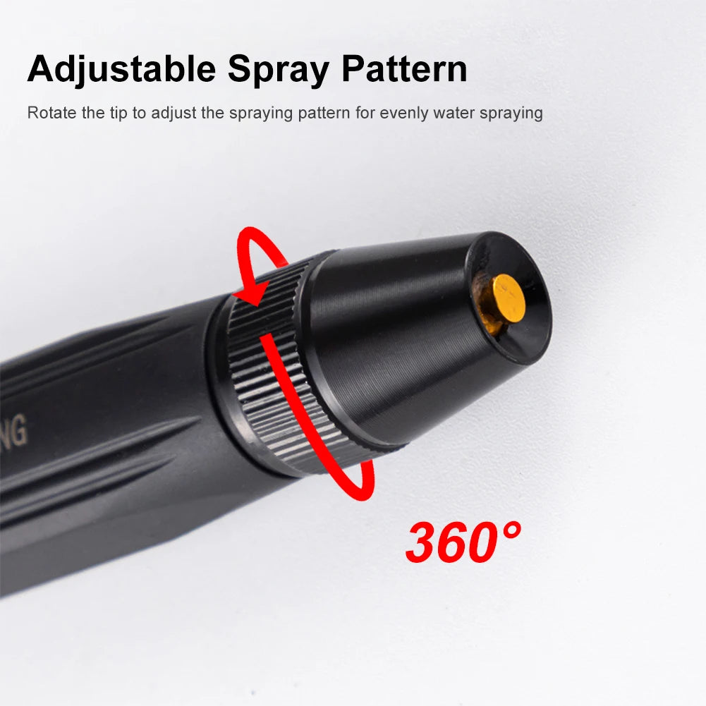 High Pressure Water Gun Mini Plastic Jet Washer Wand Adjustable Watering Pattern Quick Connect for Gardening Watering Car Washer