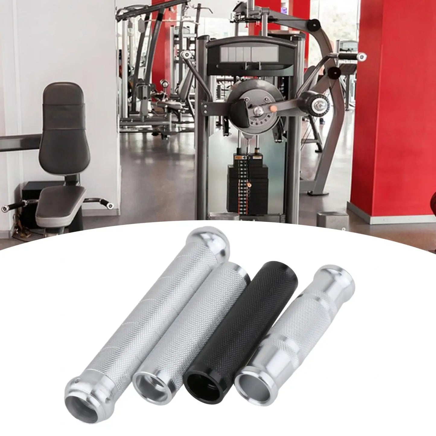 Aluminum Alloy Handle Fitness Equipment Accessories for Strength Training Fitness Home Gym Men Women Bodybuilding