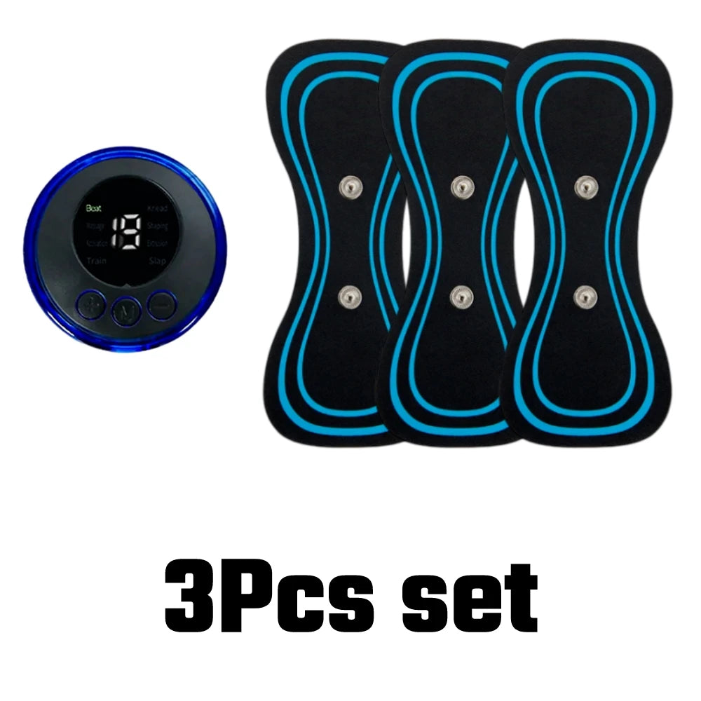 8 Modes Rechargeable Neck Massager EMS Low Frequency Pulse Massager For Muscle Relaxation Relief The Pain