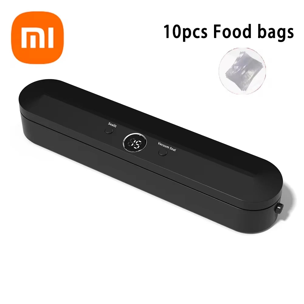 Xiaomi MIJIA Automatic Vacuum Sealer Machine For Food Storage With 10pcs Food Saver Bags 220V Sealing Machine Vacuum package New