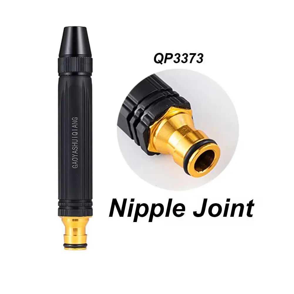Adjustable Car Wash Water Gun High Pressure Metal Car Wash Straight Nozzle Washer Spray Sprinkler for Car Washing Tool
