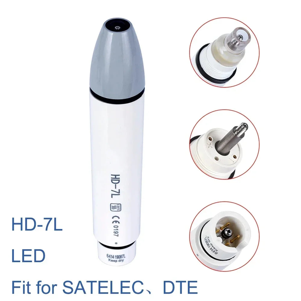 Dental Ultrasonic Piezo Scaler Handpiece Fit for SATELEC EMS Dental Ultrasonic Scaler 135° Sterilized Instrument Dentistry