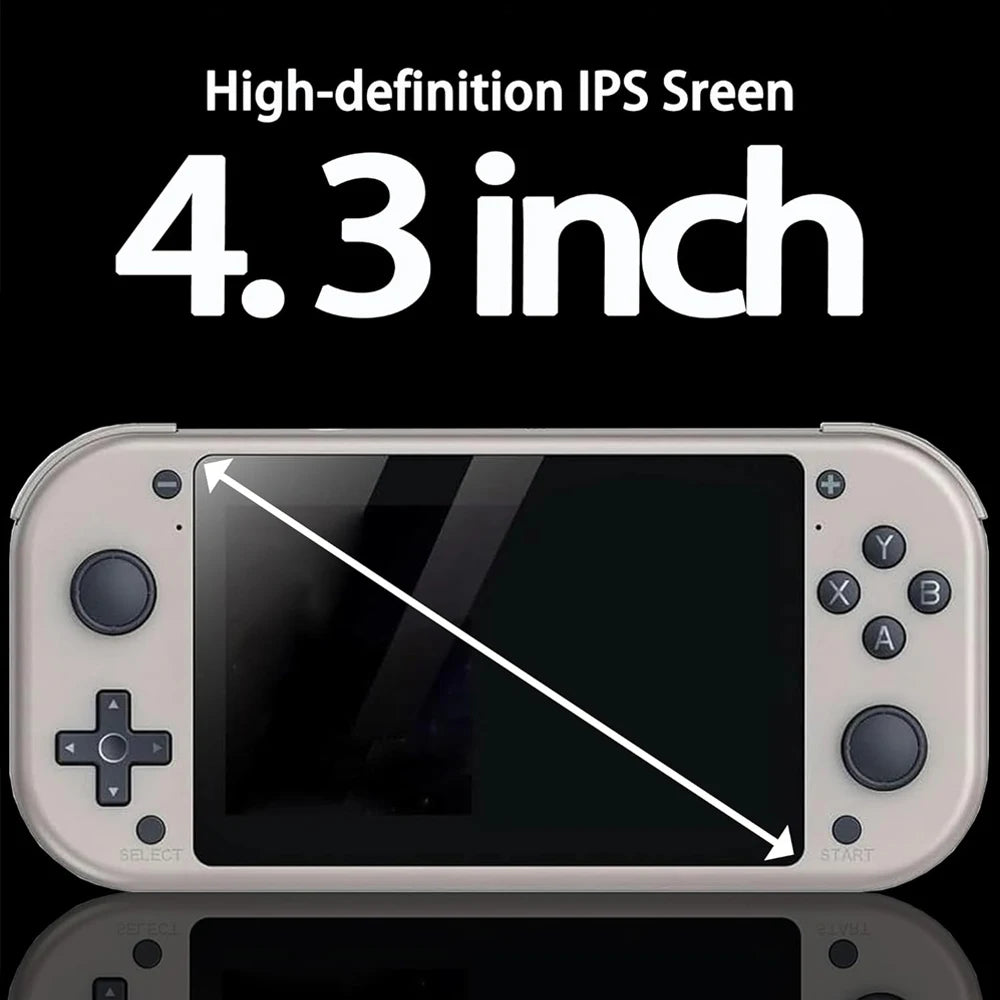 M17 Retro Handheld Game Console with 30000+ Games 4.3-inch IPS Screen Video Games Consoles Open Source Retro Gaming Console