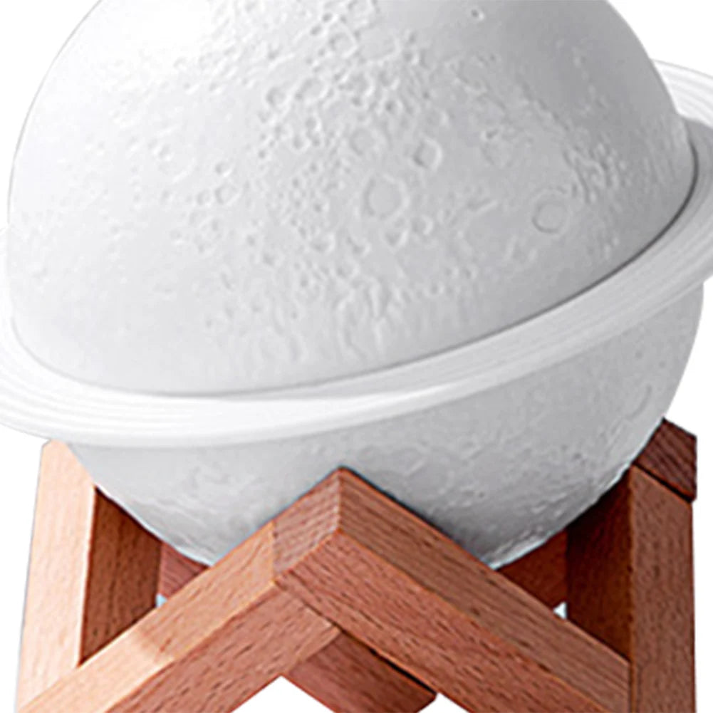 Aromatherapy Humidifiers 3D Moon with LED Light Air Humidifier Moisturize Skin Relieve Fatigue for Home Office Yoga Gym Supplies
