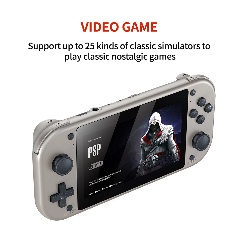 Endless Entertainment at Your Fingertips! NEW M17 Portable Pocket Video Player 256G 70000+Games EmuELEC 25 emulators For PS1 PSP