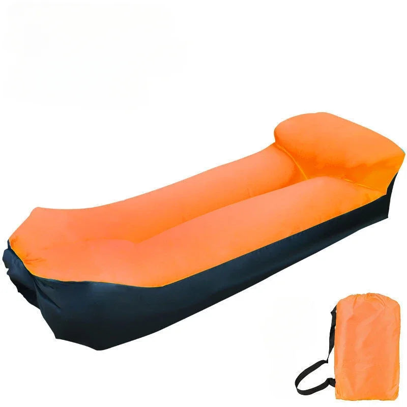 240*70cm Outdoor Sofa Bed Fast Infaltable Air Good Quality Sleeping Bag Inflatable Air Bag Lazy Bag Beach Sofa Camping Chair 의자