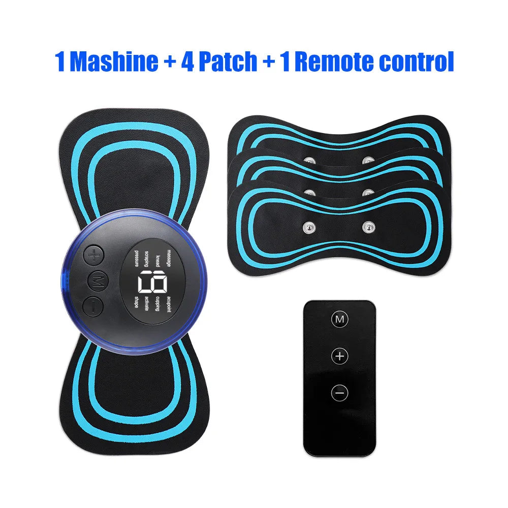 EMS Neck Massager Electric Cervical Vertebra Massage Patch for Relieve Relax Muscle Fatigue Relaxation Portable Neck Stretcher