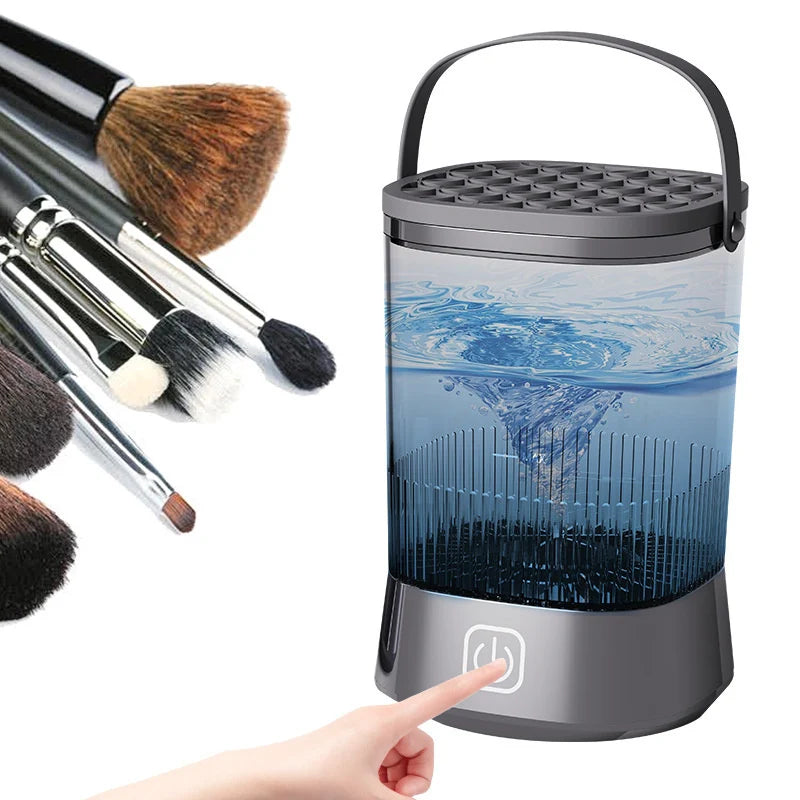 Automatic Electric Makeup Brush Cleaner Update 3 In 1 Spinner Makeup Brush Holder Women Cleaning Brush Washer Quick Dry Machine