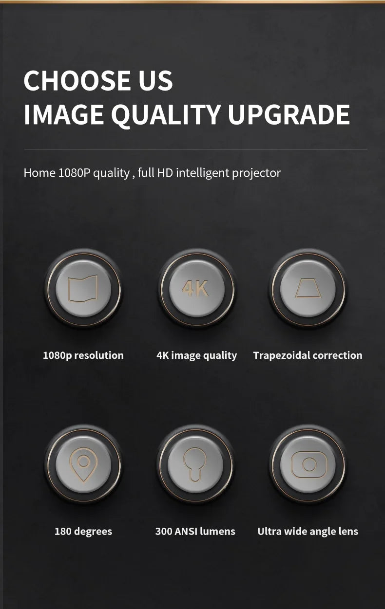 P30 PRO Smart Mini Projector Android 11 WiFi6 Support 4K 1080P BT5.0 Projector 1280*720P Home Cinema Portable Projector