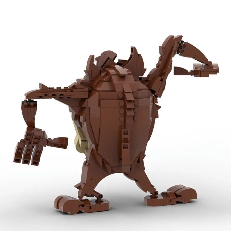 MOC -100573 Big Mouth Monster Anime Cartoon Game Character Building Block Model Toy Gift moc-100573