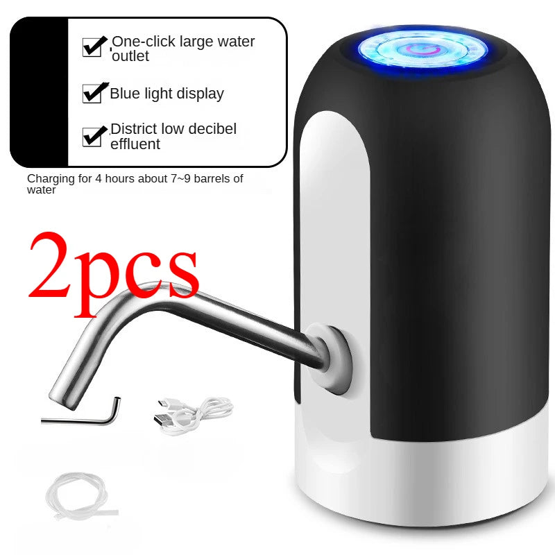 Water Bottle Pump 5 Gallon Portable Electric Water Dispenser Switch Mini Water Jug Dispenser for Camping Kitchen Home Kitchen