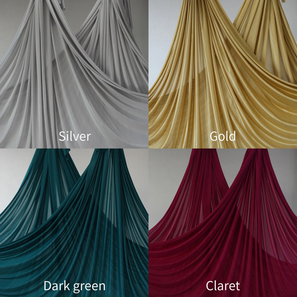 6m Aerial Yoga Hammock Fabric Aerial silks Yoga Swing Fitness Stretch Belt For GYM Indoor Yoga Studio