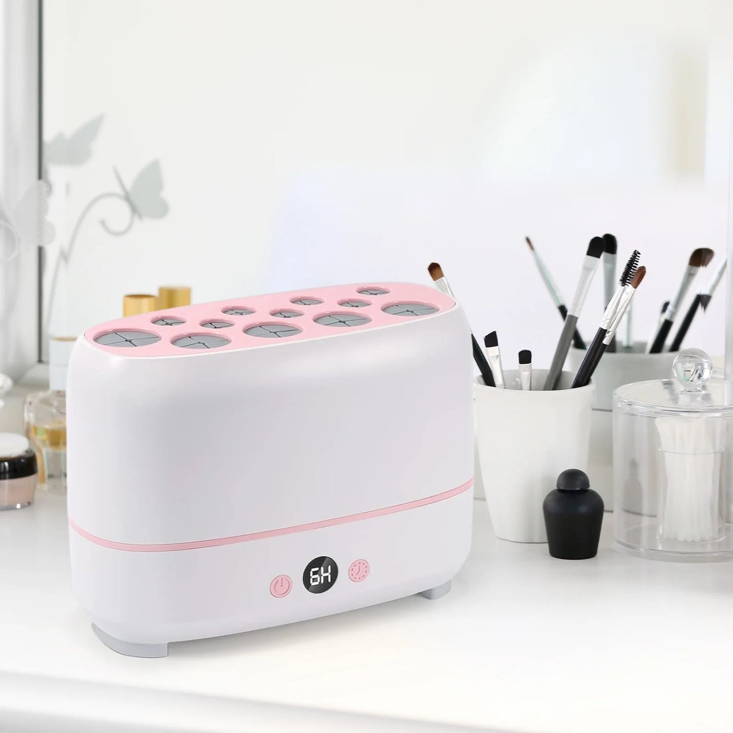 Makeup Brush Washing Machine Brush Cleaning Drying Machine Automatic Salon Supply Brush Cleaning Tool for Women Men Bathroom