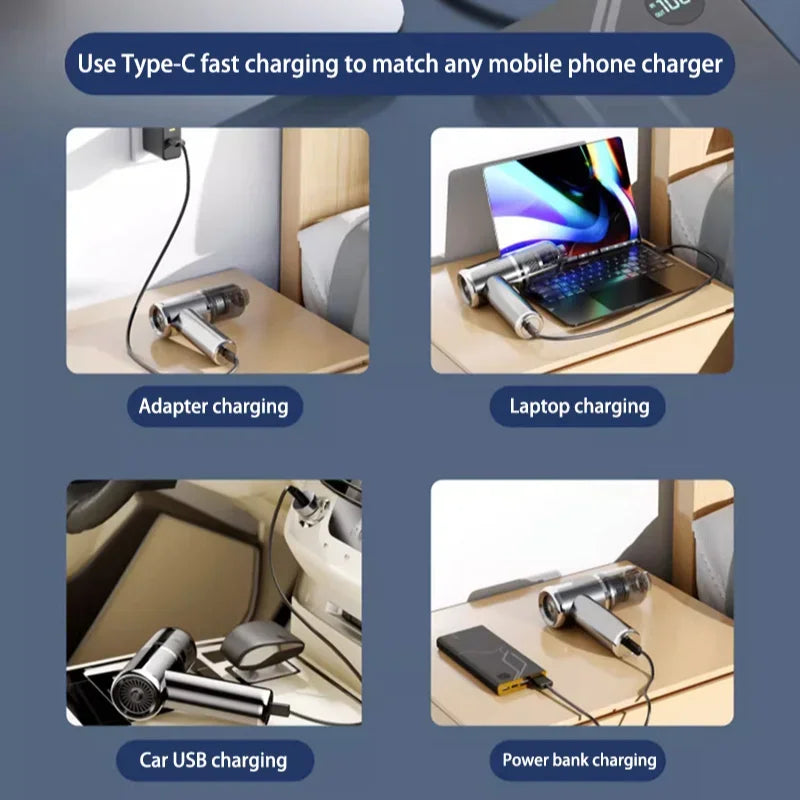 Xiaomi MIJIA 4 in 1 Car Vacuum Cleaner 2990000pa Powerful Handheld Clean Machine Wireless Portable Vacuum Clean Home Appliance