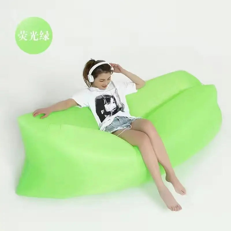 Super light lazy air sofa outdoor sofa Sleeping bag Field inflatable sofa bed cushion sleeping bed
