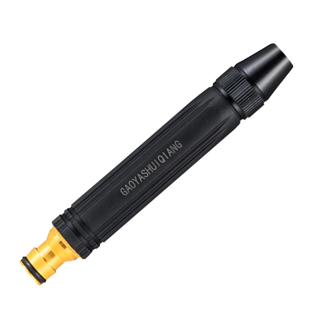 High Pressure Water Gun Mini Plastic Jet Washer Wand Adjustable Watering Pattern Quick Connect for Gardening Watering Car Washer