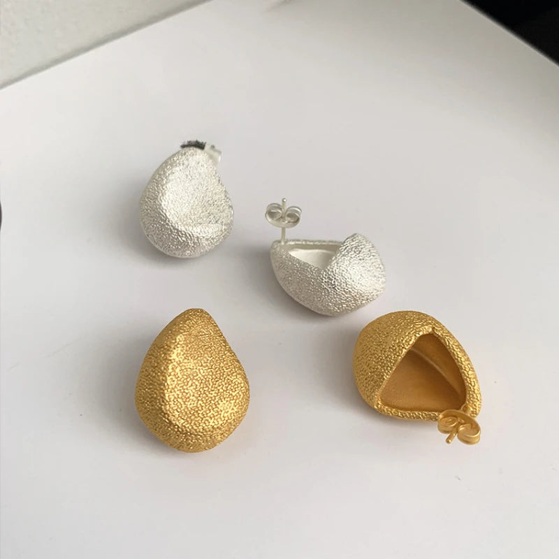 Bilandi Modern Jewelry European and American Design Metal Irregular Earrings For Women Party Gifts Cool Trend Ear Accessories