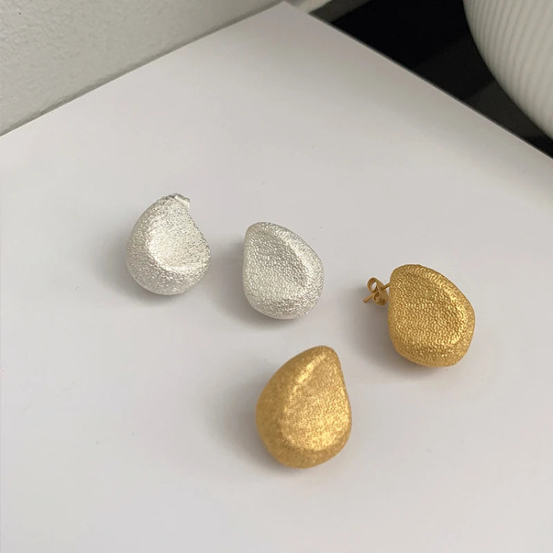 Bilandi Modern Jewelry European and American Design Metal Irregular Earrings For Women Party Gifts Cool Trend Ear Accessories