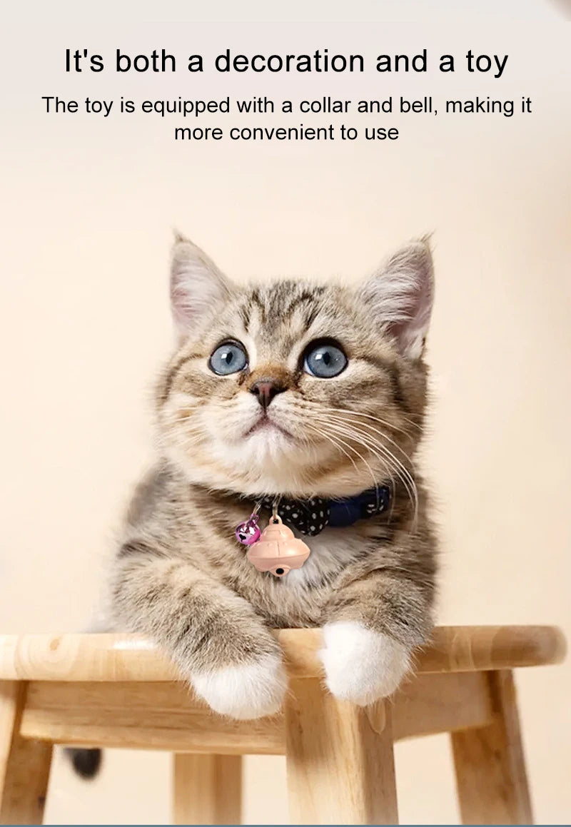 Cat Laser Toy Pointer Cat Collar Automatic Interactive Cat Toy for Kittens Dogs Game USB Charging Electric Training Pet Items