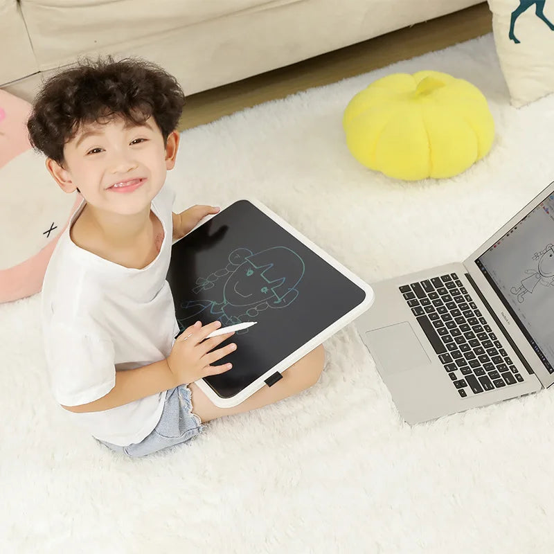 15/19 Inches Children Digital LCD handwriting Board Color/Monochrome Handwriting Drawing Board Electronic Blackboard Student Pad