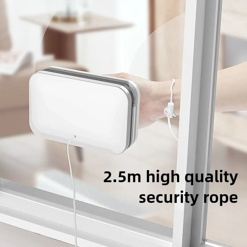 Magnetic Double-Sided Window Cleaner - Strong Suction for High-Rise Buildings & Home Use
