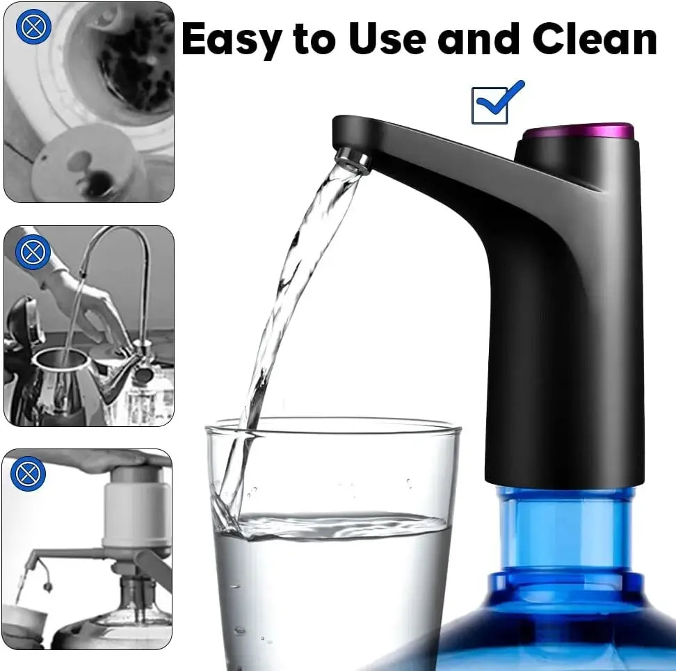 Bucket Water Electric Pump Portable Usb Rechargeable Electric Water Dispenser Widely Compatible