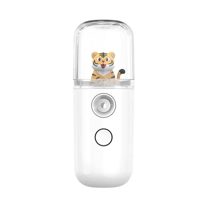 USB Mini Humidifier Facial Steamer Moisturizing Mist Sprayer Rechargeable Nebulizer Beauty Instruments Face Skin Care Tools