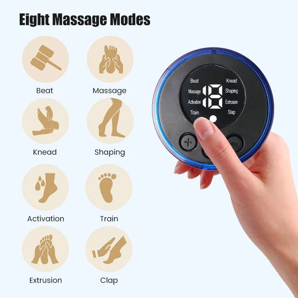 Electric Pulse Neck Massager Cervical Mini Massage Relax Cushion for Shoulder Leg Cervical Body Muscle Stimulator Relief Pain