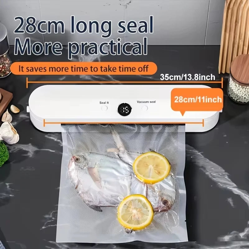 Xiaomi MIJIA Automatic Vacuum Sealer Machine For Food Storage With 10pcs Food Saver Bags 220V Sealing Machine Vacuum package New