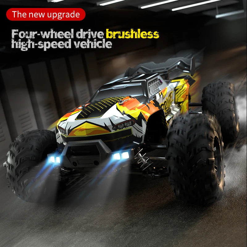 16102PRO Brushless 4WD RC Cars For Adults,1:16 Fast RC Cars With 70KM/H High-Speed Remote Control Car, All Terrain Off-Road Truc