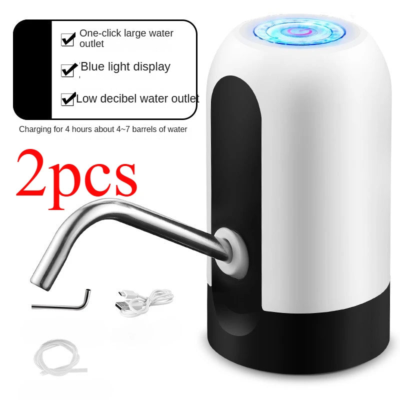 Water Bottle Pump 5 Gallon Portable Electric Water Dispenser Switch Mini Water Jug Dispenser for Camping Kitchen Home Kitchen
