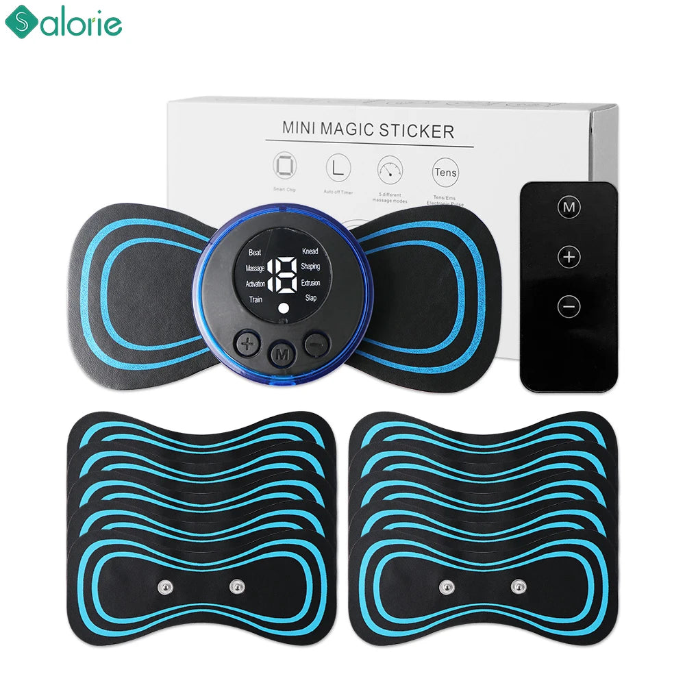 EMS Neck Massager Electric Cervical Vertebra Massage Patch for Relieve Relax Muscle Fatigue Relaxation Portable Neck Stretcher