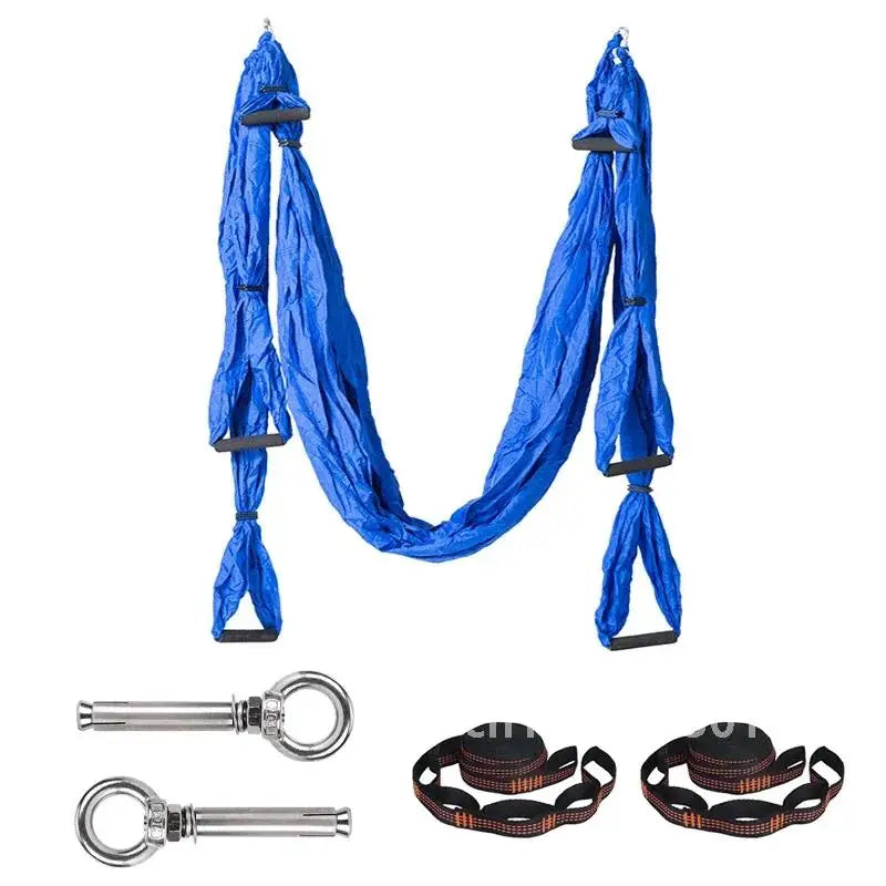 Yoga Swing Set for Home Outdoor Body Shaping Pilates Exercises Aerial Yoga Hammock Hanging Belt Inversion Trapeze