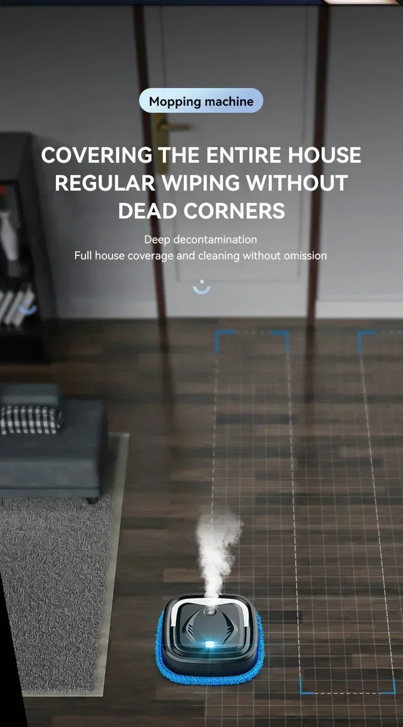 Wireless Intelligent Vacuum Cleaner Household Sweeping Robot Multifunctional Rotary Strong Floor Cleaning Humidification Spray