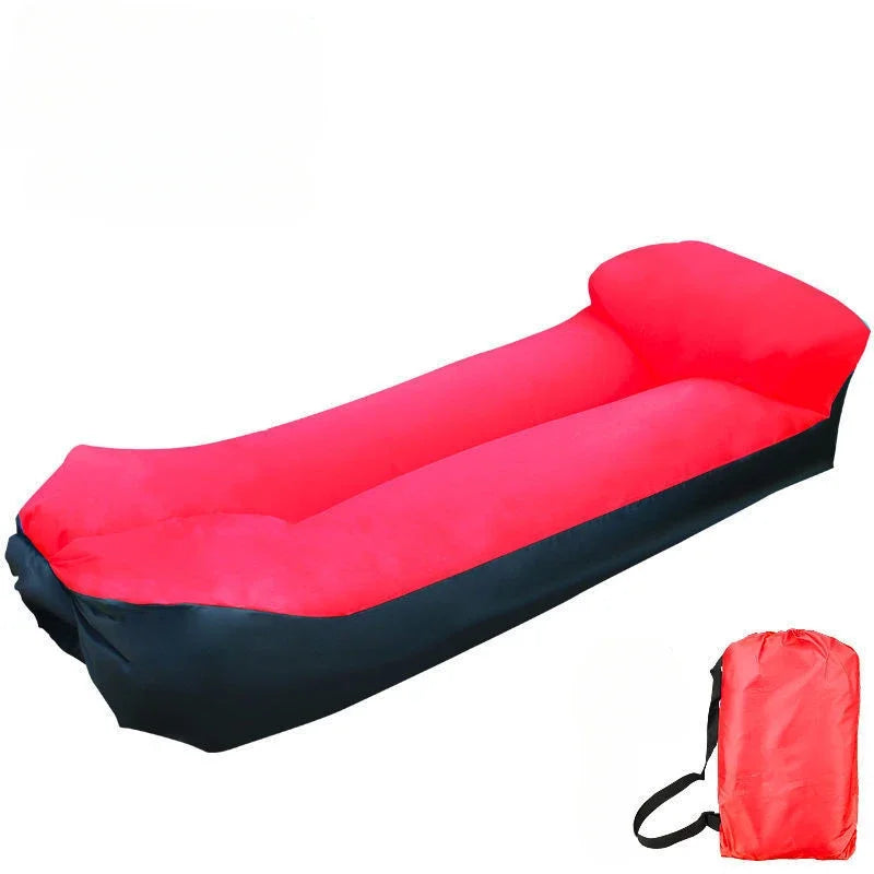 240*70cm Outdoor Sofa Bed Fast Infaltable Air Good Quality Sleeping Bag Inflatable Air Bag Lazy Bag Beach Sofa Camping Chair 의자