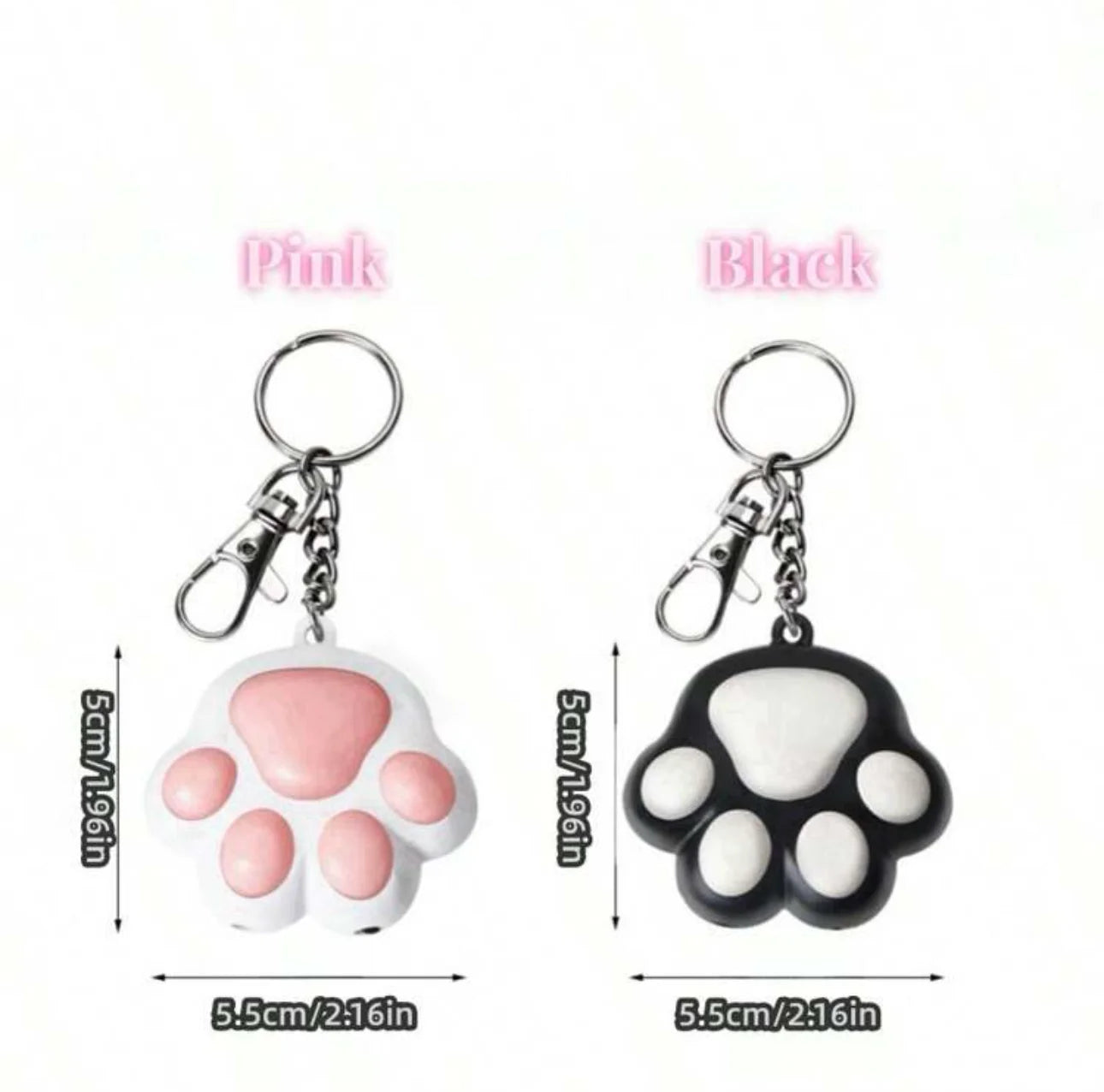 Usb Rechargeable Lovely Cartoon Cat Paw Shaped Laser Pointer Cat Toy With Adjustable Patterns And 3 Light Sources, Keychain