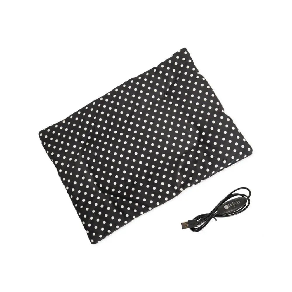 Waterproof Pet Heating Pad Heated Mat Blanket Electric Soft Adjustable Temperature Plush for Dogs Cat Indoor E Outdoor Puppy