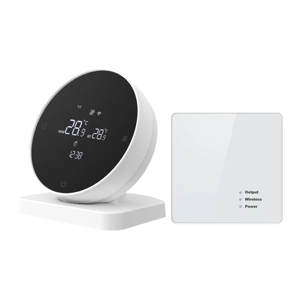 AVATTO Tuya WiFi Smart Thermostat,RF Wireless Receiver Temperature Controller ,For Water Gas Boiler Support Alexa Google Home