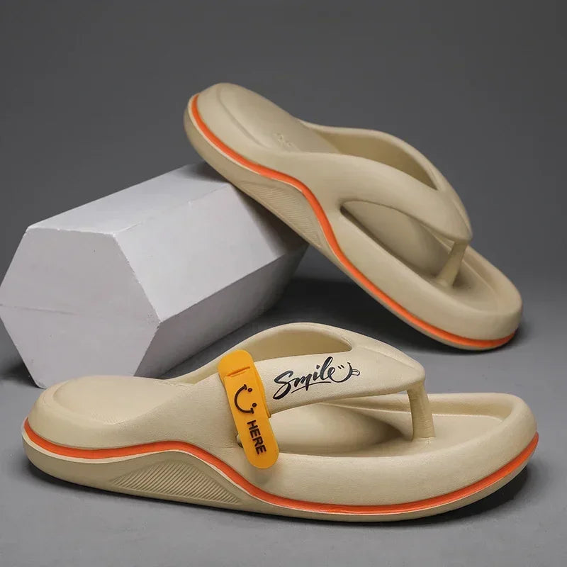 Living Room Slippers Man 2024 Men's Summer Sandals for Men Adult Men's Sandal Flip-flops House Shoes Brand Slippers Luxury Flop