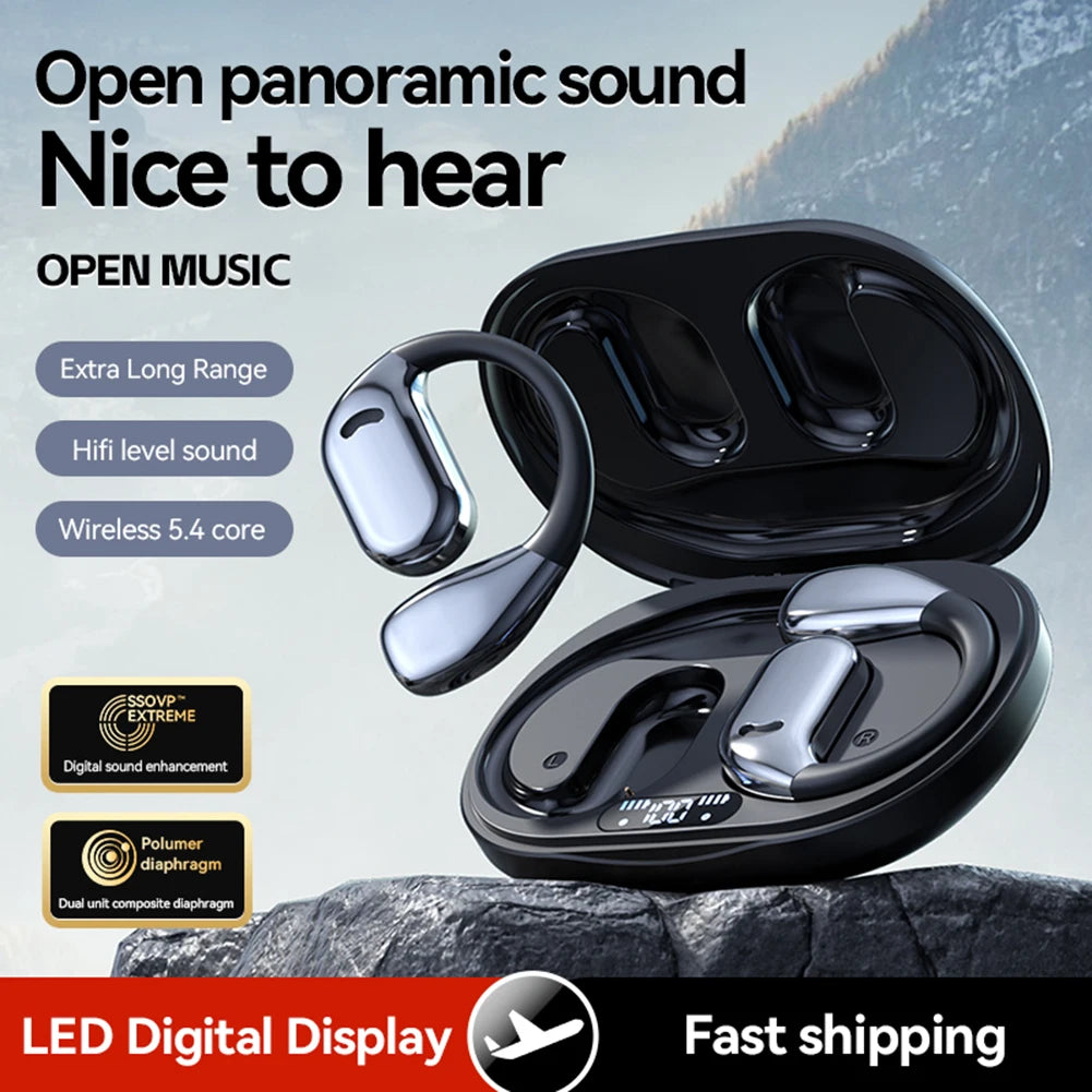M75 Translator Earbuds 142 Language Real Time AI Smart Voice Two-Way Translation Touch Control Translation Earphones for Travel