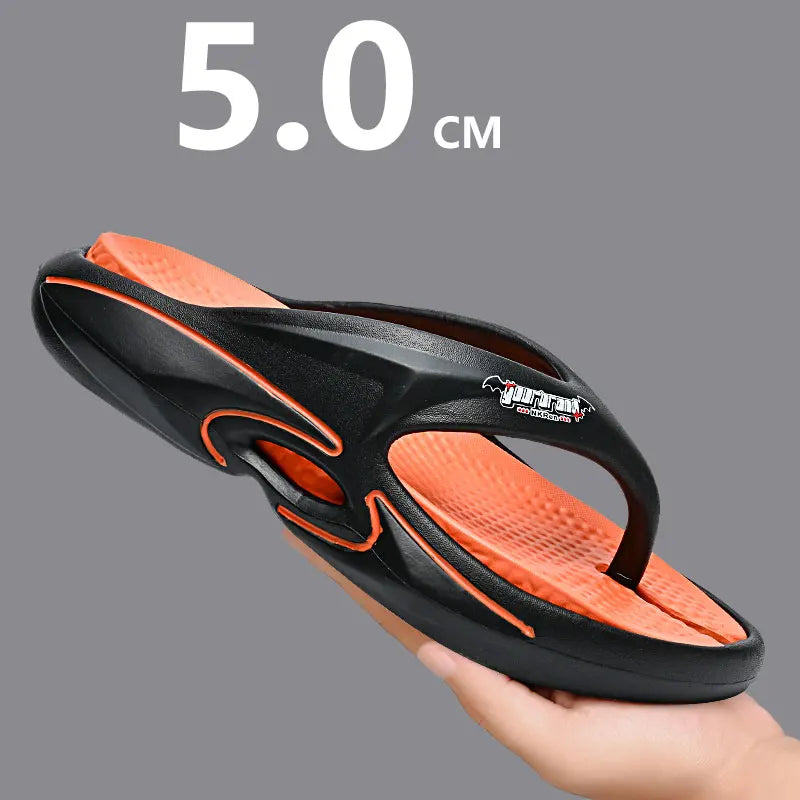 2024 New Mens Fashion Flip-flops Male Soft Slippers Comfortable Massage Summer Shoes Stylish Men Outdoor Sport Slippers Hot Sale