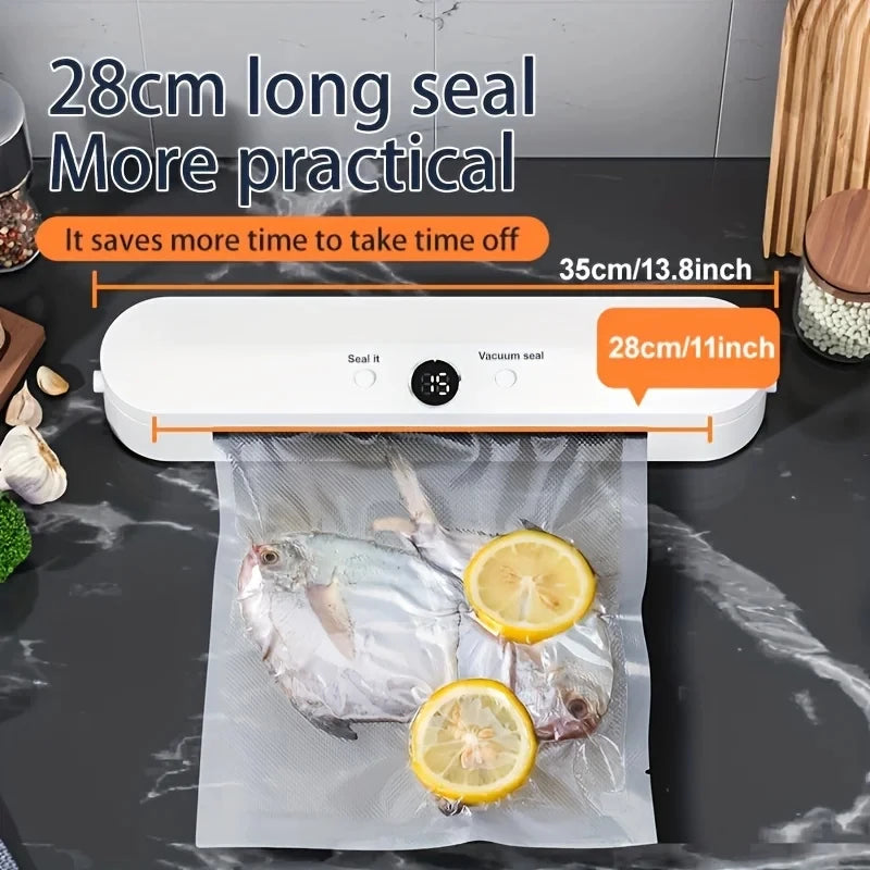 Xiaomi MIJIA Automatic Vacuum Sealer Machine For Food Storage With 10pcs Food Saver Bags 220V Sealing Machine Vacuum package New