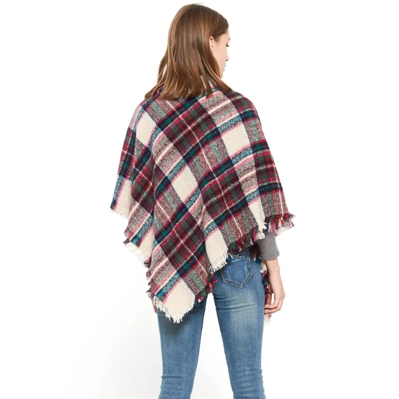 Newest Designer Scarf women luxury Plaid Scarves Shawls Brand Knitted Cashmere Bufandas Invierno Mujer Fashion Bandana Wrap